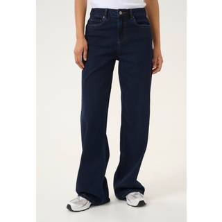 Kaffe Kasinem High Waist Jeans Bukser 10509518 Dark Unwashed Blue (46)