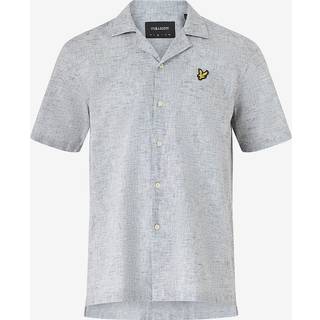 Lyle And Scott Oxford Revere Shirt Navy