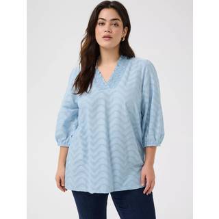 Kaffe Curve Kcvitana Blouse Bluser 10583036 Soft Chambray (46)