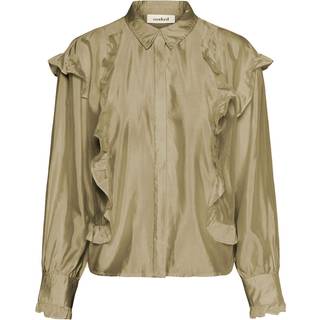 Soaked In Luxury Slkarolina Shirt Ls Bluser 30407948 Covert Green (XLARGE)