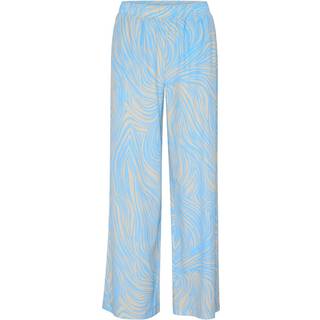 Saint Tropez Jessicasz Pant Bukser 30513846 Blue Leaves Strokes (XXLARGE)