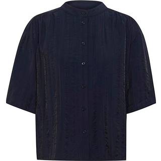 Soaked In Luxury Slemine Layna Shirt Ss Bluser 30408223 Night Sky (LARGE)