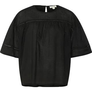 Soaked In Luxury Slamona Blouse Ss Bluser 30408234 Black (XSMALL)