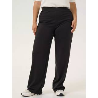 Kaffe Curve Kcjenna Wide Pants Bukser 10583035 Black Deep (LARGE)