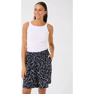 Kaffe KAbarton Shorts - Blå - Str 34 - Damer