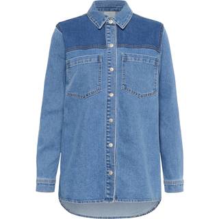 Kaffe Kasandra Denim Shirt Bluser 10552389 Light Blue Denim (36)