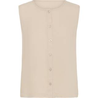 Kaffe Kamilia Reversable Top Bluser 10510158 Feather Gray (40)