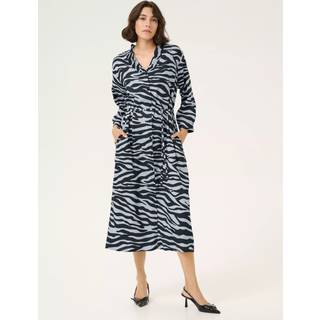 Kaffe Kaolga Dress Kjoler 10509676 Blue / Black Graphic (34)