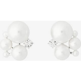 Snö Of Sweden Icon Earring Silver/White Onesize