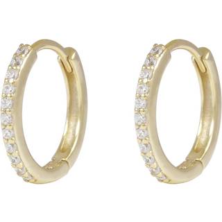 Snö Of Sweden Siri Thin Hoop Earring Gold Onesize
