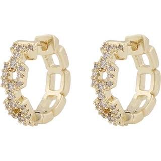 Snö Of Sweden Honey Small Hoop Earring Gold Onesize