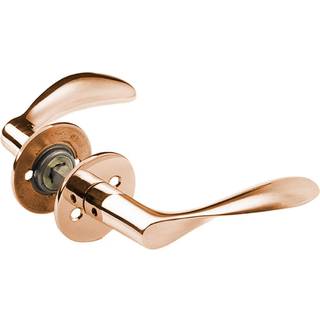 d line Arne Jacobsen dørgreb 97 mm med rosetter, CC30, PVD kobber