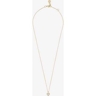 Snö Of Sweden Nisi Heart Pendant Necklace Gold 42cm
