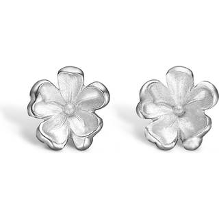 BLOSSOM blomster ørestikker i sølv