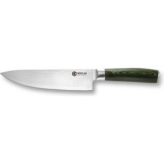 Hexclad Hexclad kokkekniv 67-lags Damaskus 20 cm Grøn