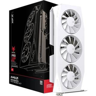 XFX Radeon RX 9060 XT Mercury OC White - 16GB GDDR6 RAM - Grafikkort