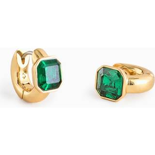 kate spade new york kate spade new york Gold Tone Keep Sparking Asscher Green Earrings
