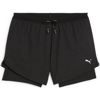 Puma Ultraweave 2in1 4in Running Shorts Women - Black, Size L - black