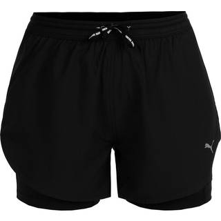 Puma Ultraweave 2in1 4in Running Shorts Women - Black, Size M - black