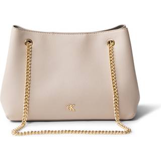 Calvin Klein Skuldertaske Minimal Monogram - Brun