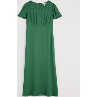 Seasalt Cornwall Seasalt Cornwall Green Rosalind Satin Midi Dress