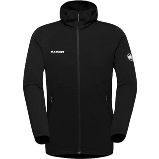 Mammut Aconcagua Light Midlayer Hooded Jacket Fleecejakke Herrer størrelse S farve sort