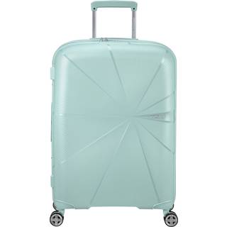 American Tourister StarVibe Spinner Kuffert 70-77L, Metallic Surf Blue
