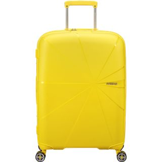 American Tourister Starvibe 67cm - Mellemstor Udvidbar Electric Lemon, Mellem kuffert