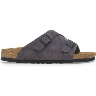 BIRKENSTOCK Birkenstock Zürich | Grey Sandals NAKED CPH Grey 41 - Velvet Grey - Grey - 41