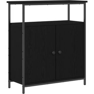 Sideboard Sort Eg 70 X 30 X 80 Cm Konstrueret Træ