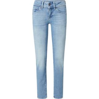 Midge Slim Straight Jeans - Light blue - Women