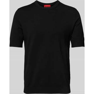 HUGO Herren T-Shirts schwarz unifarben