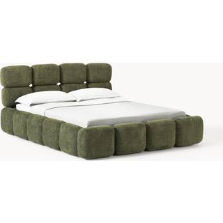 Polsterseng Tayla i teddy-bouclé med opbevaring