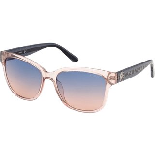 Guess Kvinde GU7823 57W Solbriller Injiceret Beige Blå Firkantet Normal Skygge
