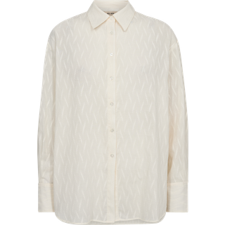 Mos Mosh Mmbritze Cotton Shirt Skjorter 168260 Ecru (XL)