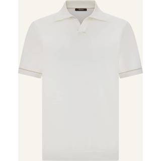 BOGGI MILANO Herren Polo-Shirt weiß