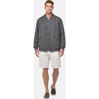 BOGGI MILANO Herren Cardigan grau unifarben