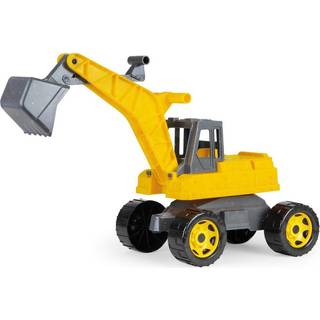 GIGA TRUCKS Eco Kæmpe Rendegraver Gåbil Sort/Gul, 70 cm