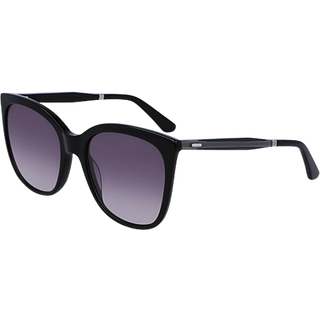 Calvin Klein Kvinde CK23500S 001 Solbriller Acetat Sort Grå Firkantet Normal Normal