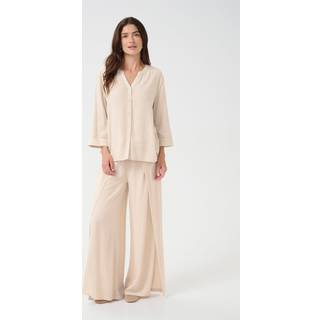 Cream Crventa Shirt Bluser 10613835 Crispy Sand (44)