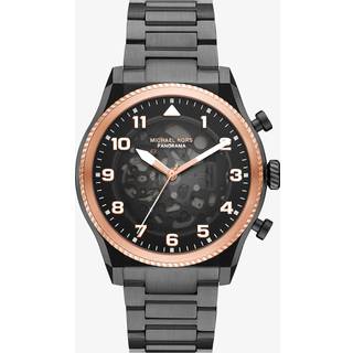 MK Oversized Panorama Two-Tone Watch - Grey - Michael Kors - ONE SIZE