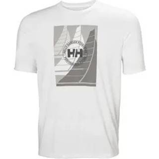 Helly Hansen HP Race Graphic Sailing T-shirt med korte ærmer White M