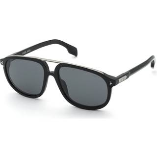 Lozza Mand SL4392M ADAGIO 9 ARTE 700P Solbriller Acetat Sort Røg Firkantet