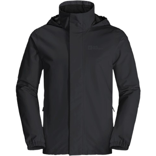 Jack Wolfskin Men's Stormy Point 2-Layer Jacket Black, M