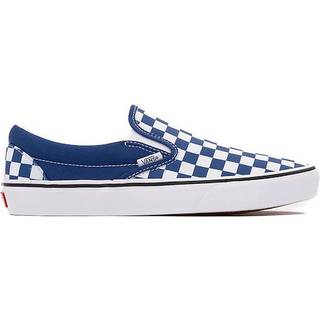 Vans - Slip-On Checkerboard Shoes, Man, Blue, Size: 35 - Blue - 35