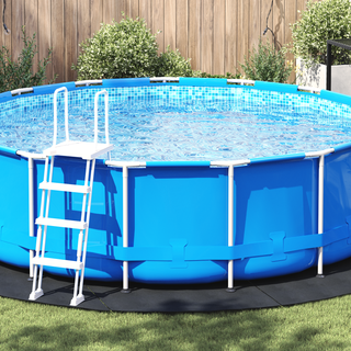 Pool Bundark Sort Ø 428 cm Polyester geotekstil