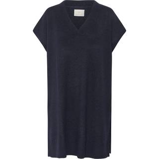Kaffe Kaannetta Knit Poncho Strik 10510119 Midnight Marine (S/M)
