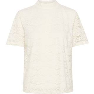 Cream Crlasi Ss Lace Blouse Bluser 10613850 Snow White (XLARGE)