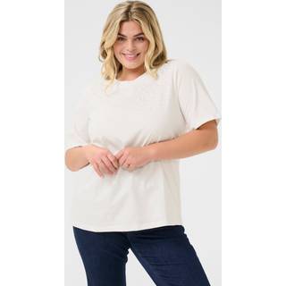 Kaffe Curve Kcmerisa T-Shirt Toppe & T-Shirts 10583066 Chalk (SMALL)