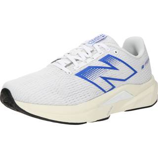 New Balance Mænd FuelCell Propelv5 i Hvid/Blå/Brungrå Synthetic, Størrelse 44.5